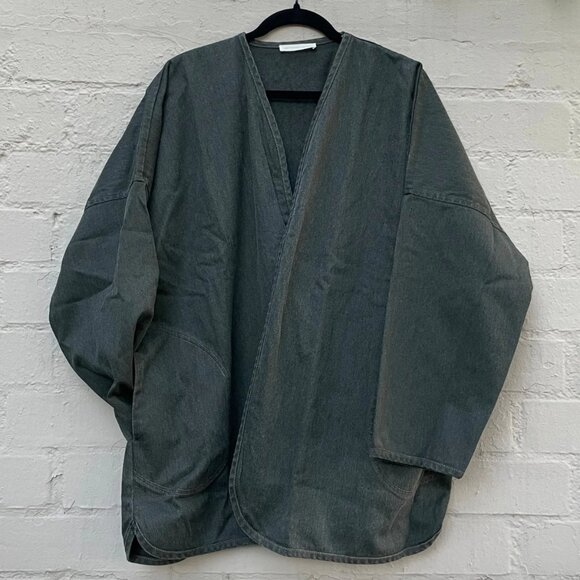 April Meets October Cream Oversized Wrap / Robe Sweater - Picture 3 of 3